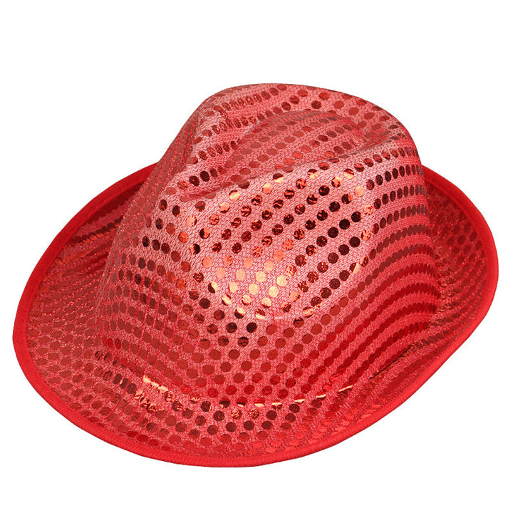 Schimmernder Party Fedora Hut