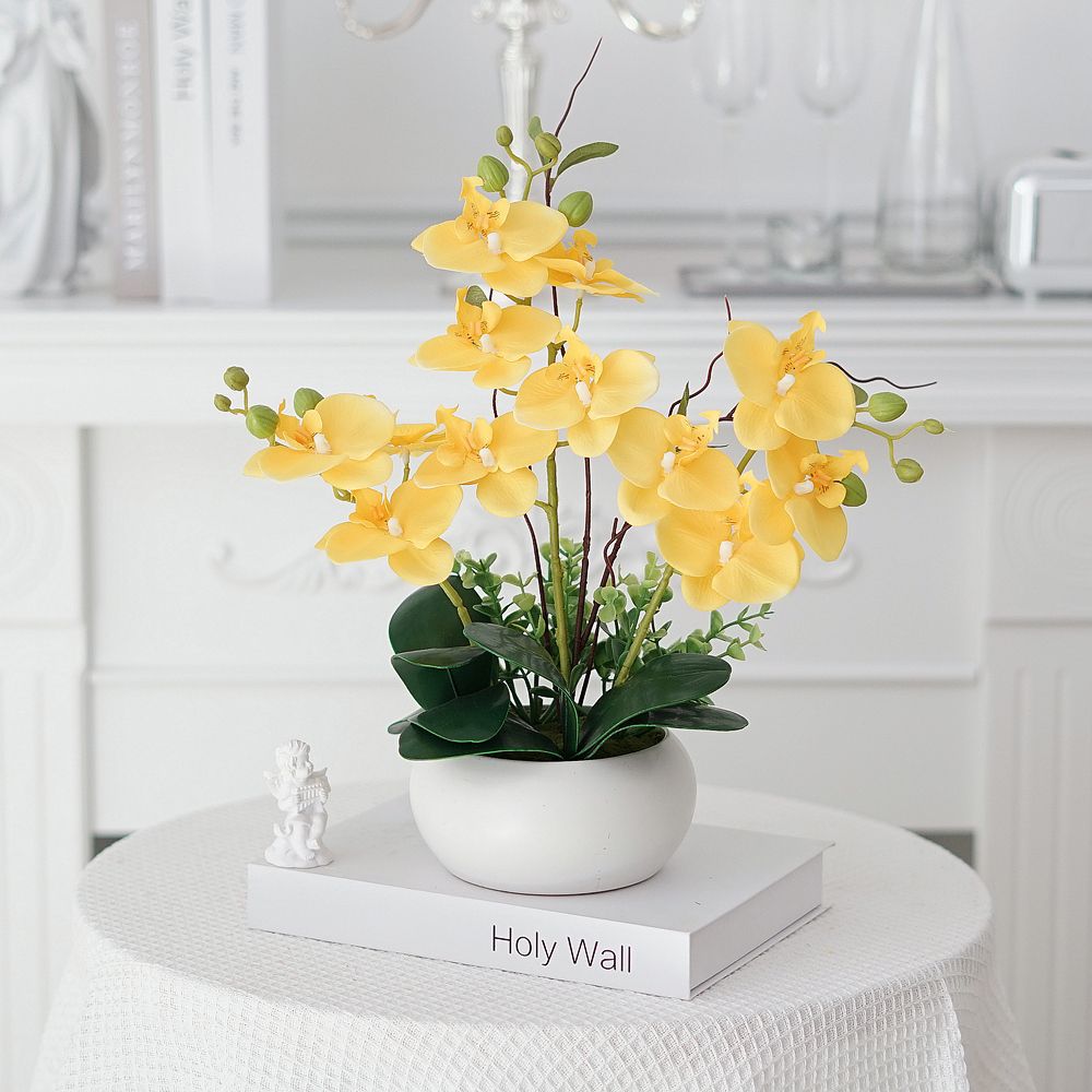 Realistische künstliche Orchideen Dekoration