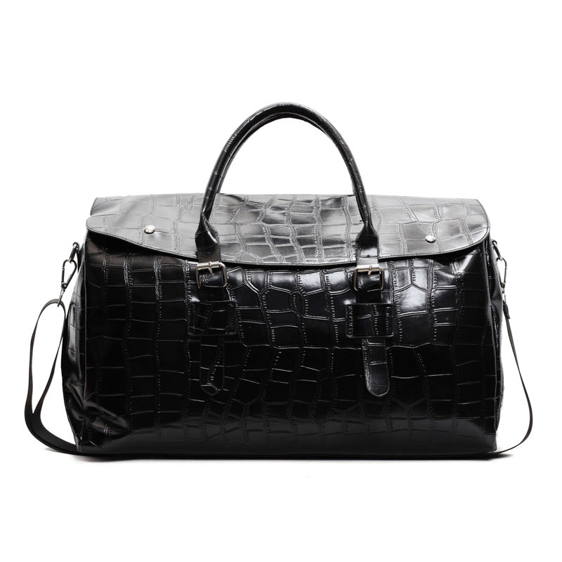 Premium Krokodiltextur Reise-Dufflebag