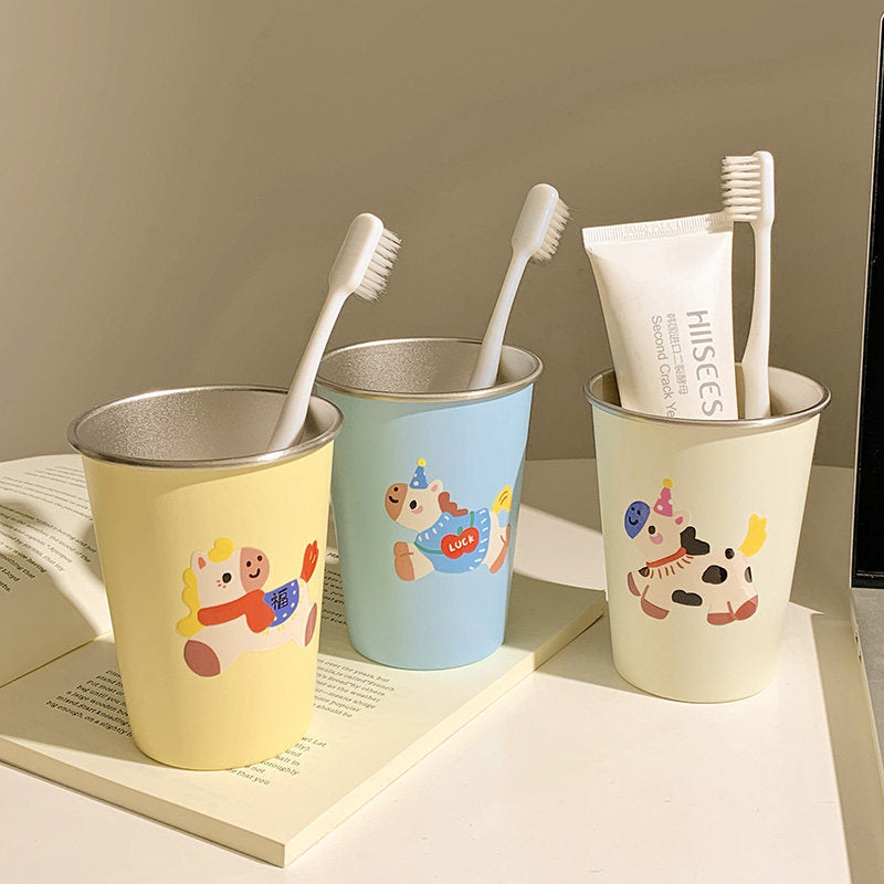 Trinkbecher mit Lustigem Kuhdesign Karnz