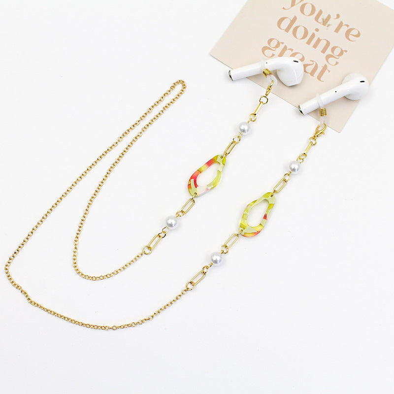 Dekorative Statement Brillen Kette Karnz