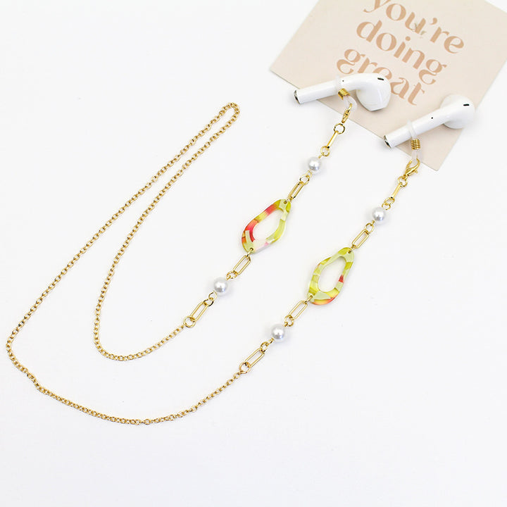 Dekorative Statement Brillen Kette Karnz