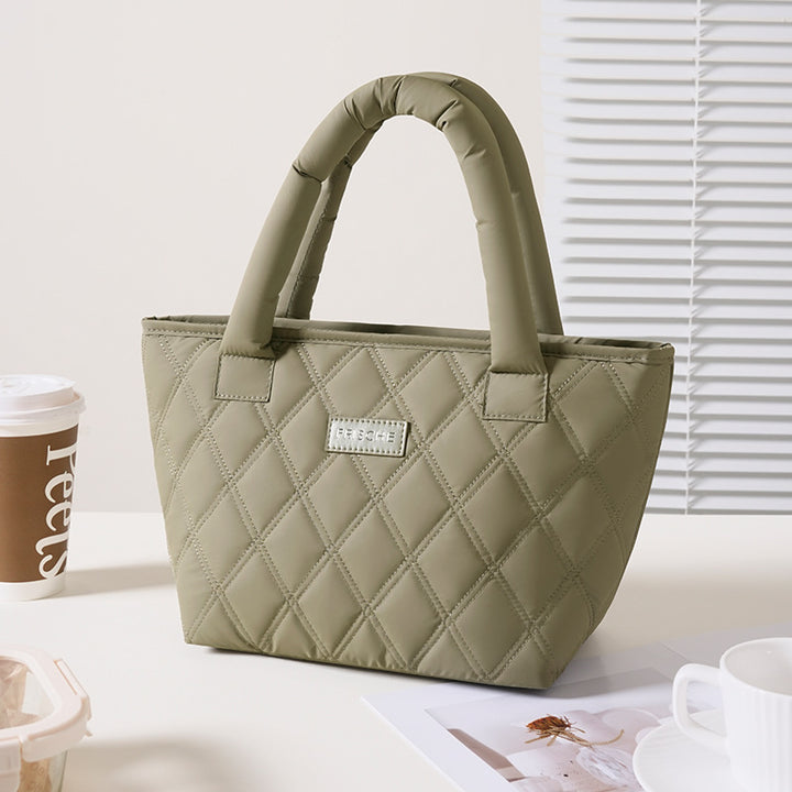 Isolierte gesteppte Lunch-Tasche