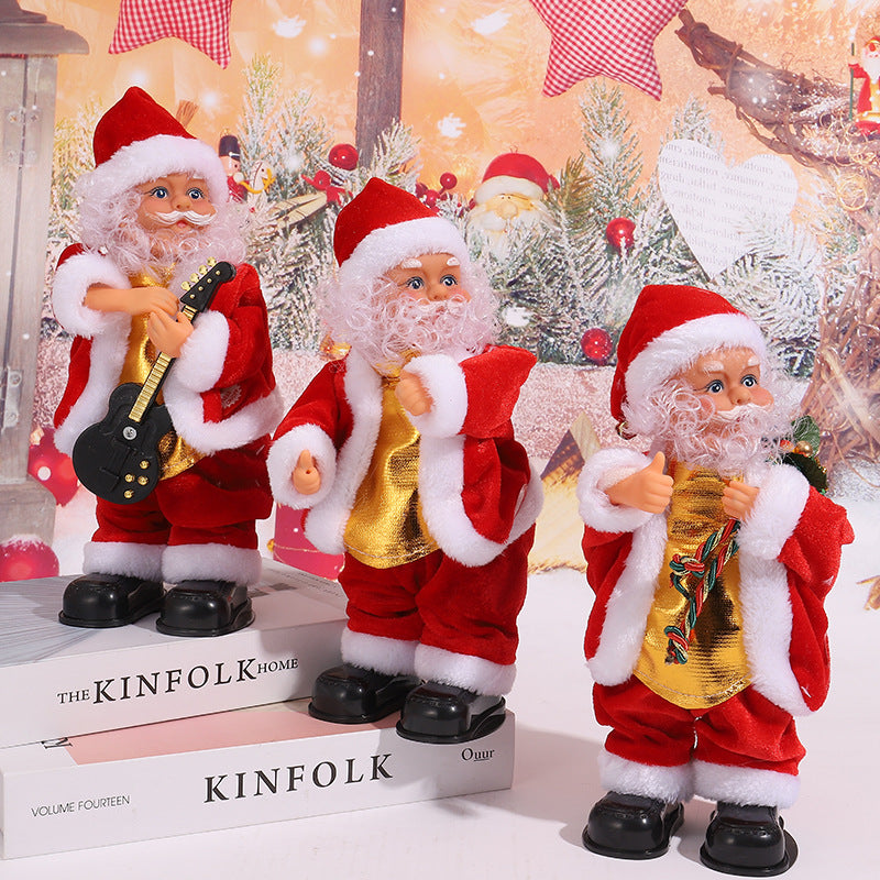Nostalgische Weihnachtsmann Figur Karnz
