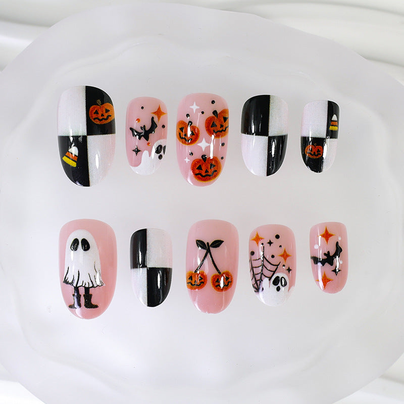 Halloween Kunstnagelset mit gruseligen Motiven Karnz
