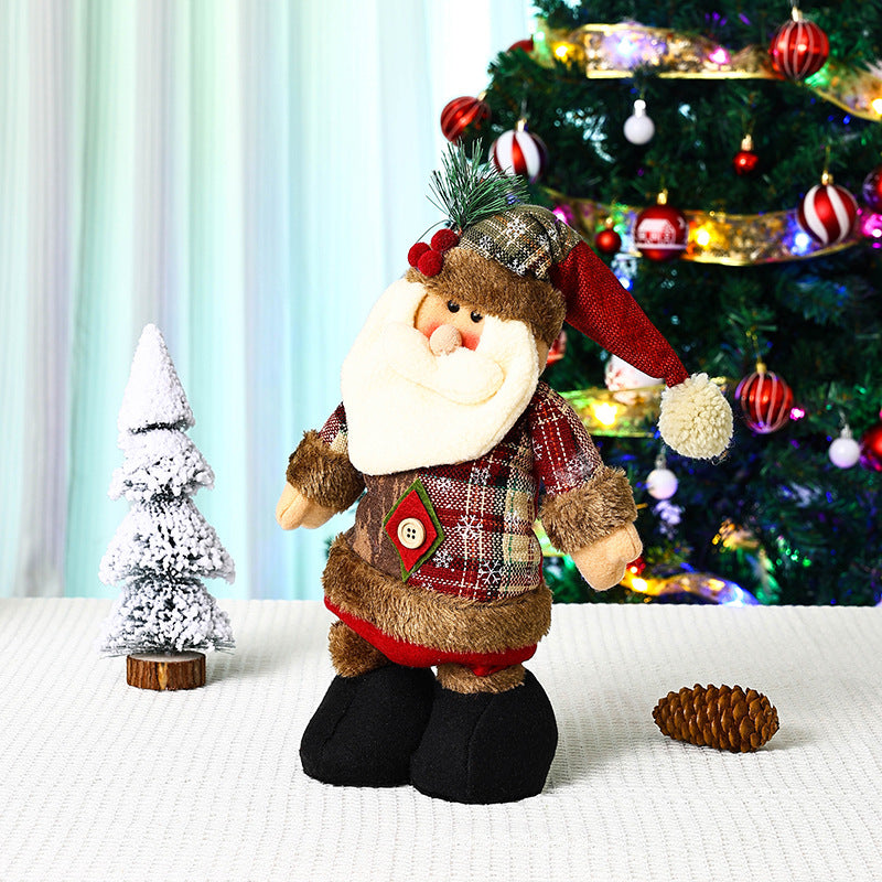 Niedliche Weihnachtsdekorationsfigur im Rentier-Look Karnz