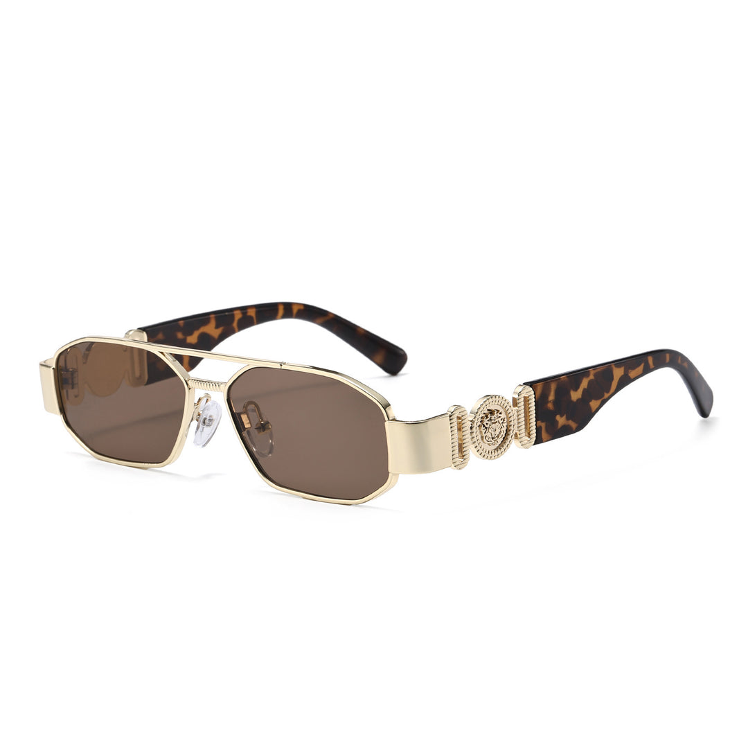 Stylische Übergroße Achtkantige Sonnenbrille Karnz