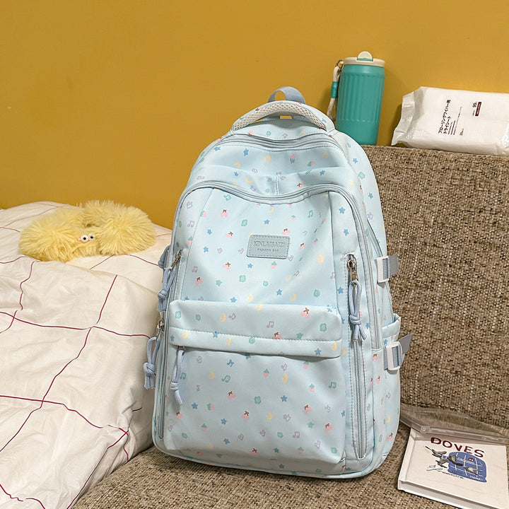 Stylischer Multi-Taschen-Rucksack mit dekorativen Akzenten Karnz