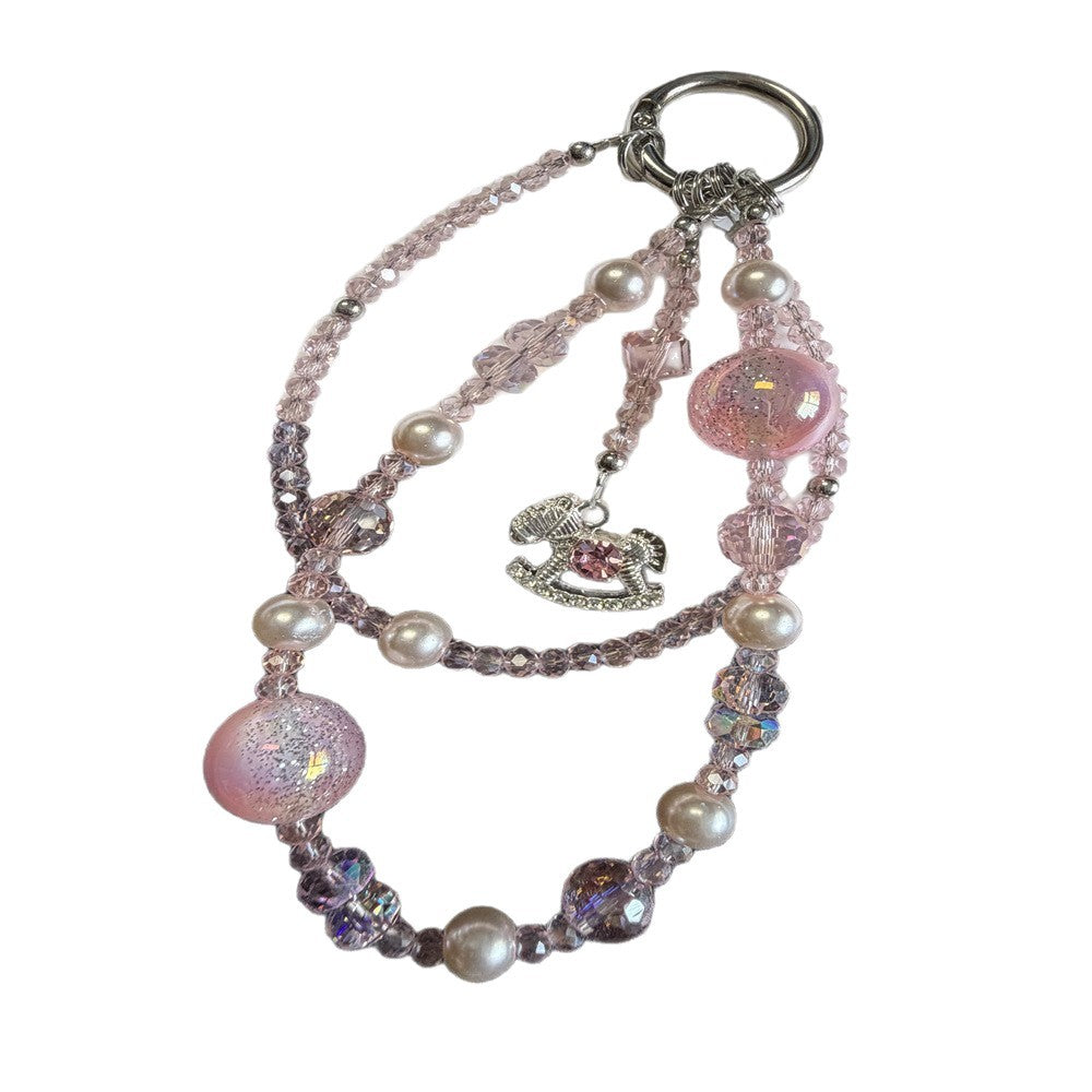 Eleganter Perlen-Schlüsselanhänger Halter Karnz 1790135561