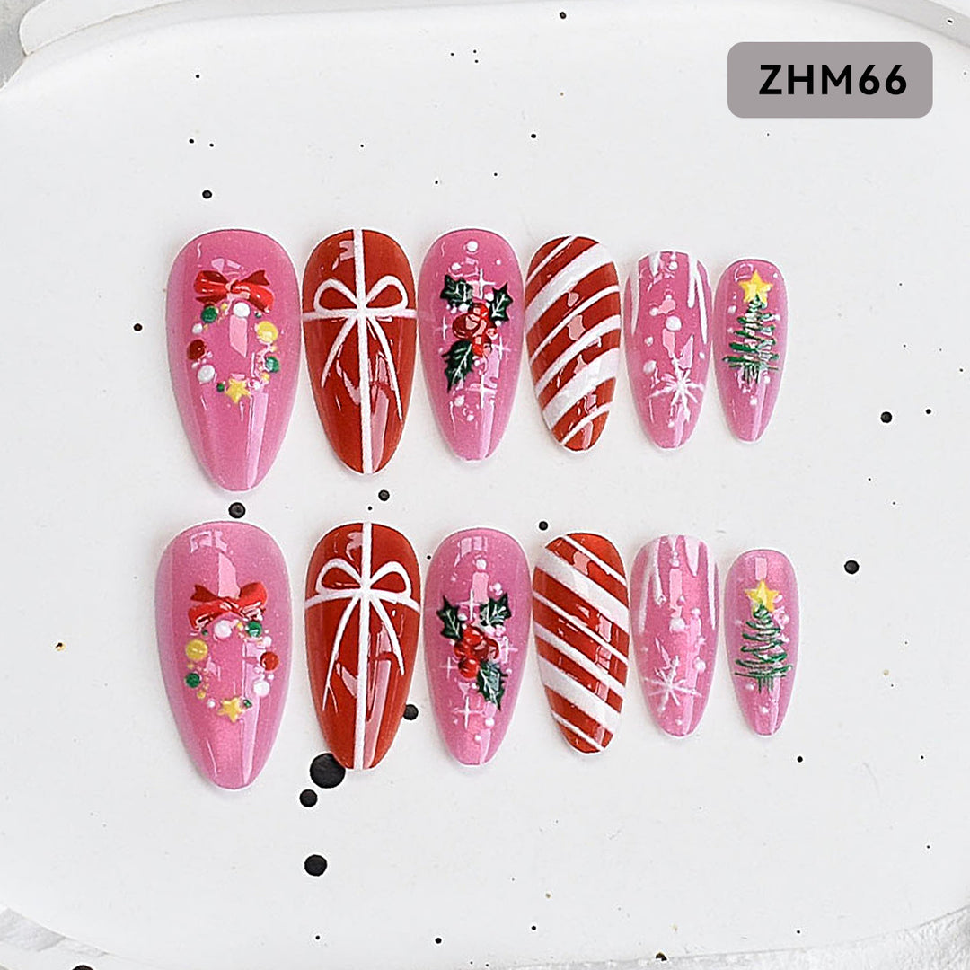 Hochwertiges Press-On-Nagelset Karnz