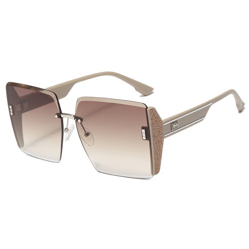 Damen Oversized Sonnenbrille mit stilvollem quadratischem Rahmen Karnz