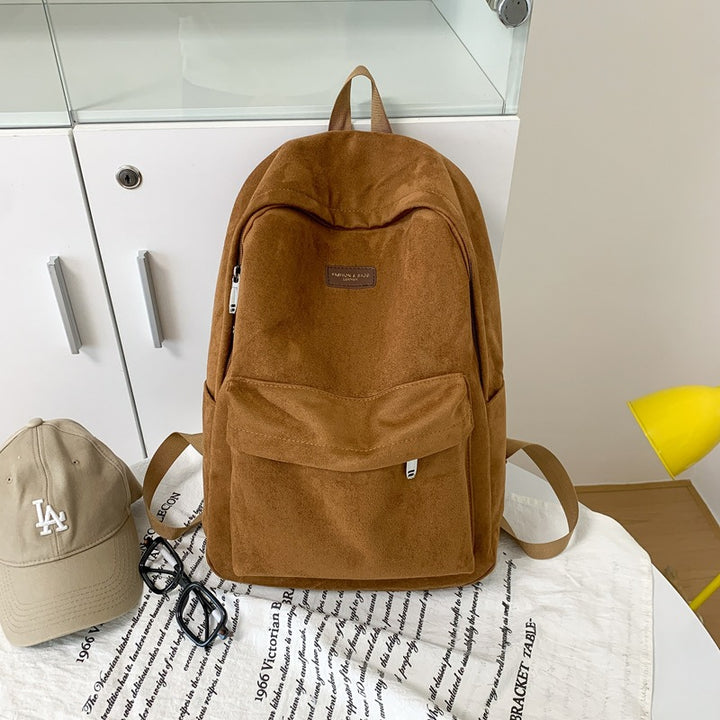 Stylische Wildleder-Rucksack Karnz