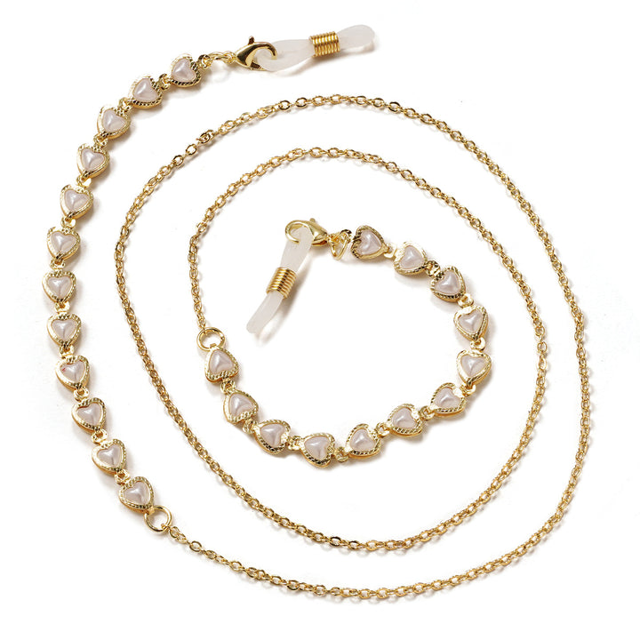 Farbige Perlen Brillen Kette Karnz 1786688581