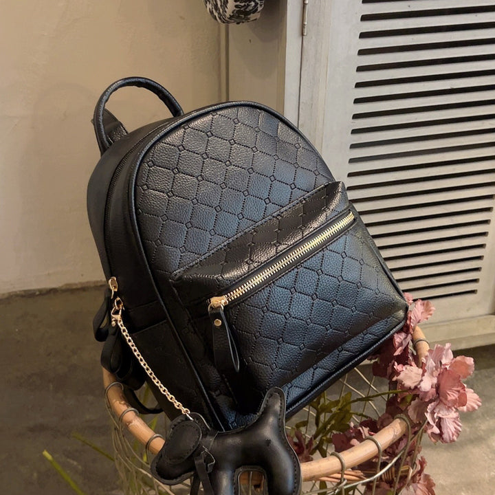 Stylische Strukturierte Mini-Rucksack Karnz