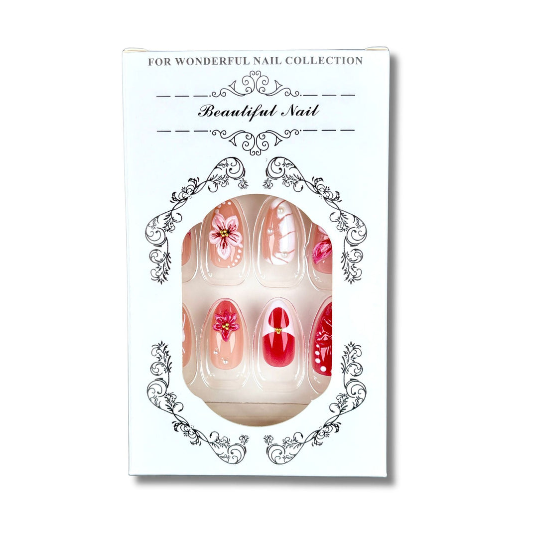 Dekoratives Künstlerisches Press-On Nagelset
