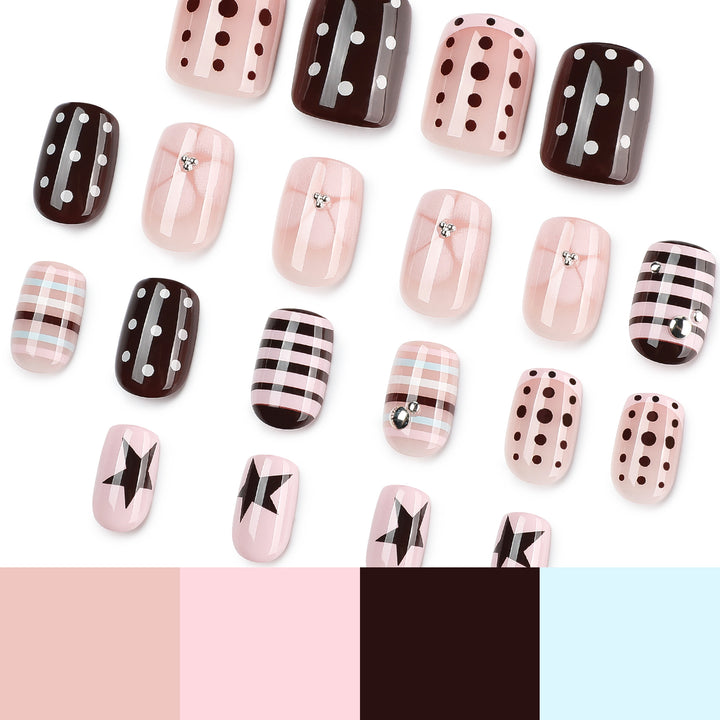Kreative Nagelkunst mit verspielten Designs Karnz