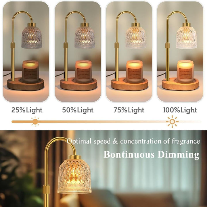 Antike Glas Tischlampe