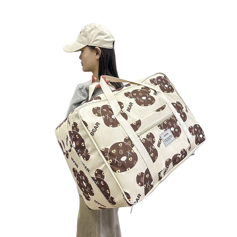 Fun Bear Print Reis Duffel Tasche Karnz