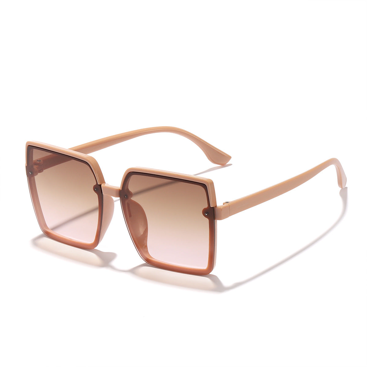 Damen quadratische Sonnenbrille mit UV-Schutz und eleganter Rahmenstruktur Karnz