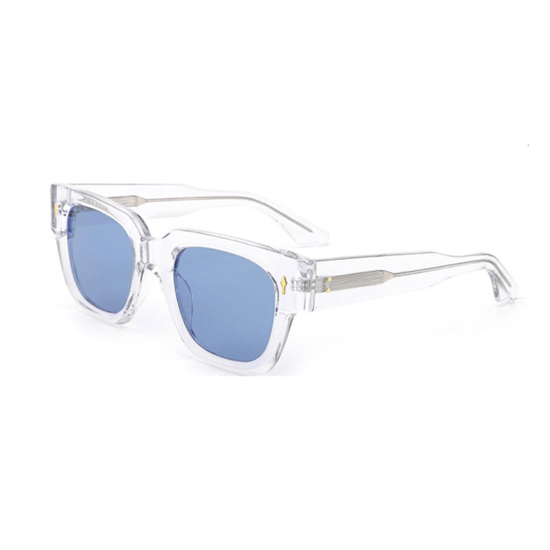 Damen modische Sonnenbrille mit hochwertigem Rahmen und seitlichen Akzenten Karnz