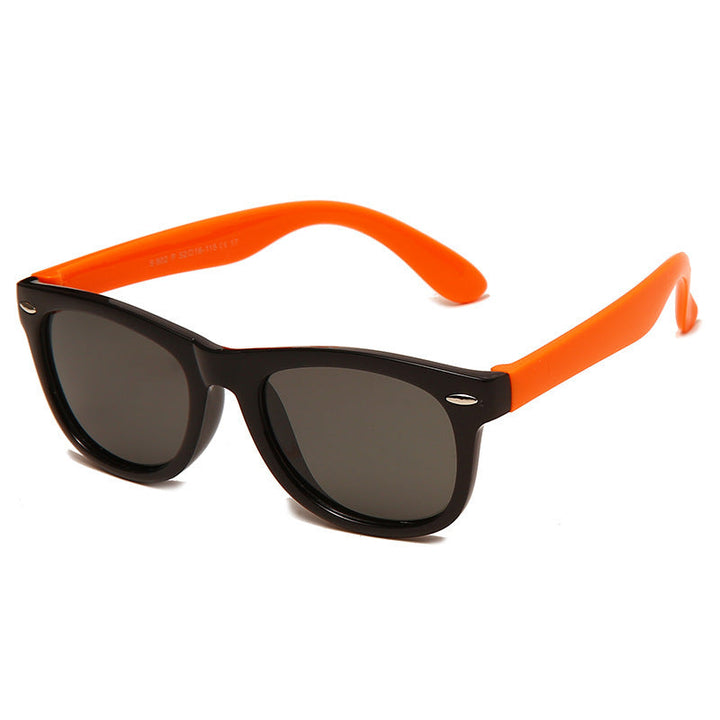 Karnz | Kinder Flex Sonnenbrille mit flexiblem und robustem Rahmen