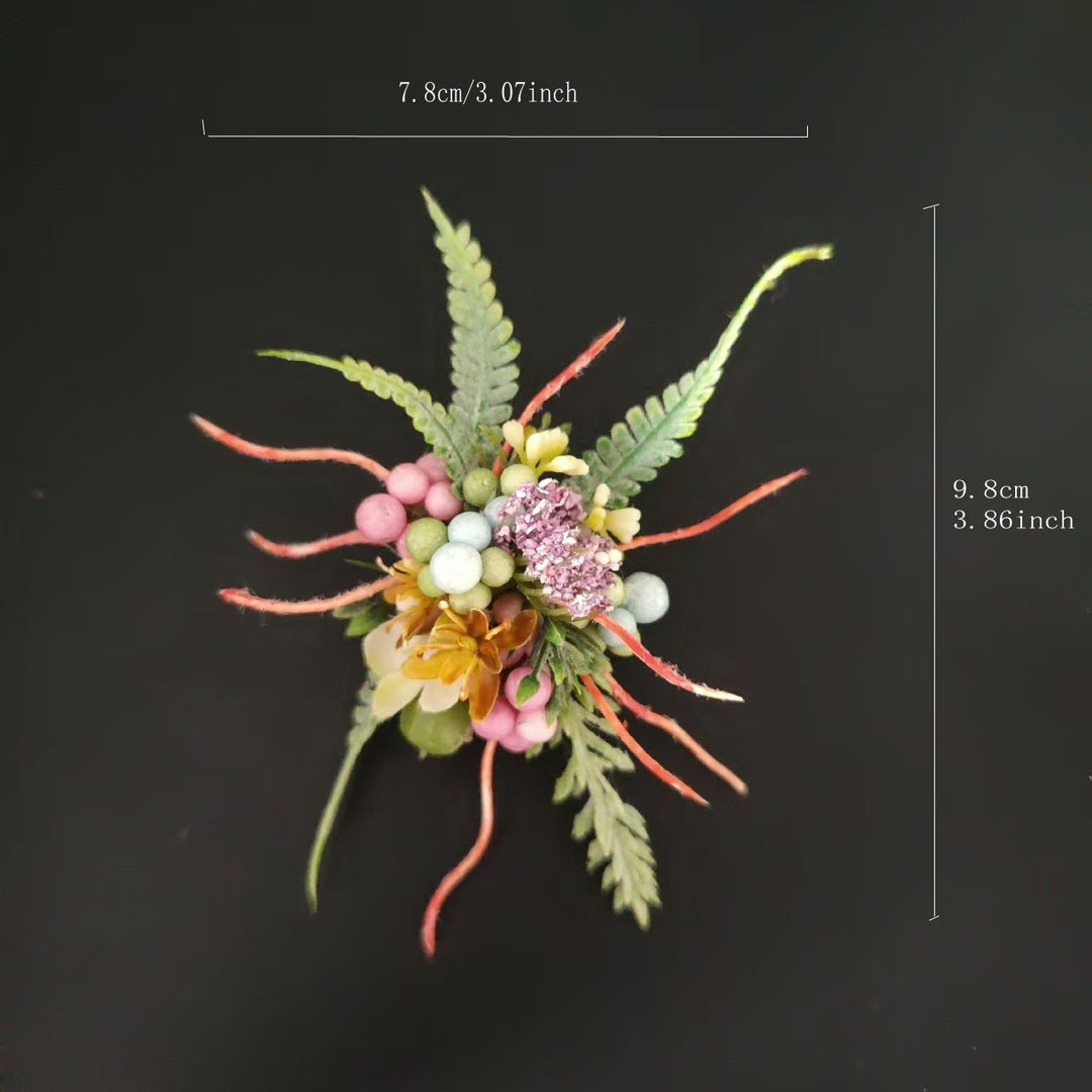 Stylische Florale Reversnadel