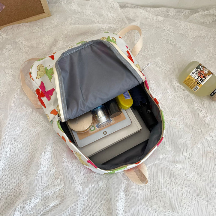 Lebhafte Schmetterlingsmuster-Rucksack Karnz