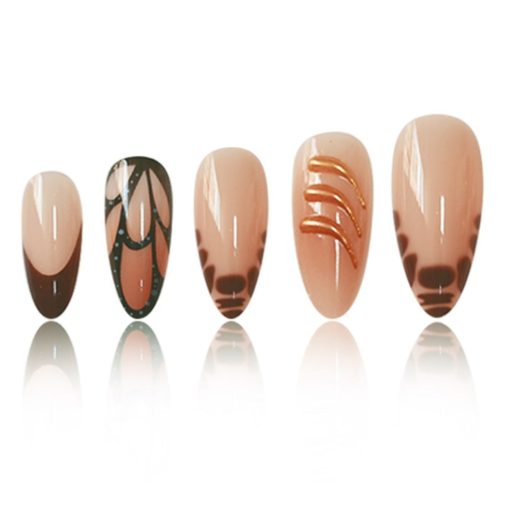 Chic Dekorative Druck-Ne Nail Art Karnz