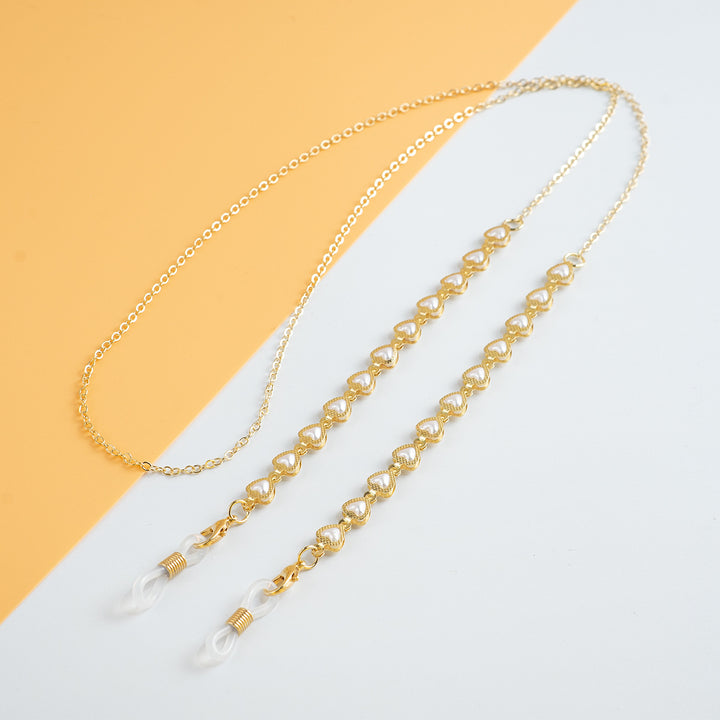 Elegante perlverknüpfte Brillenband Karnz