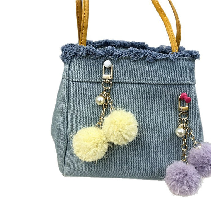 Stilvolle Denim Tragetasche Karnz
