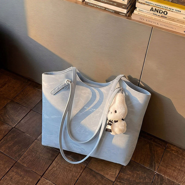 Stylische Texturierte Schultertasche Karnz