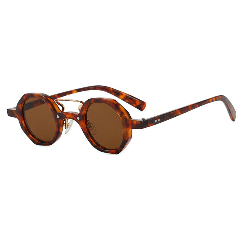 Damen stilvolle Sonnenbrille im einzigartigen achteckigen Design Karnz