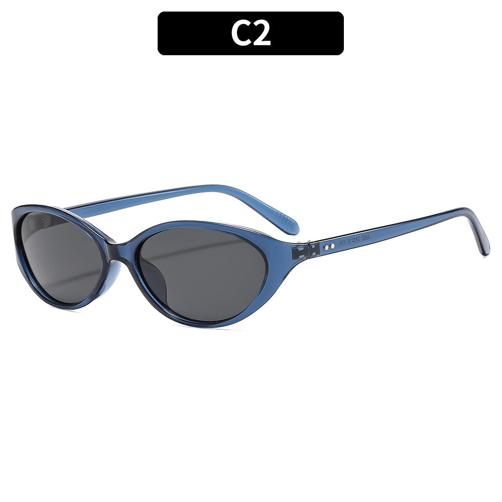 Vintage-inspirierte Katzenaugen-Sonnenbrille Modischer Reiz