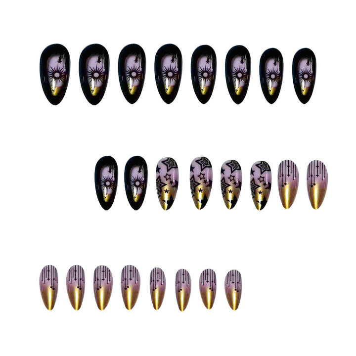 Dekorative Stiletto Nail Art Extensions Karnz