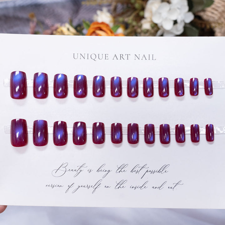 Ombre Glänzende Nagelkunst