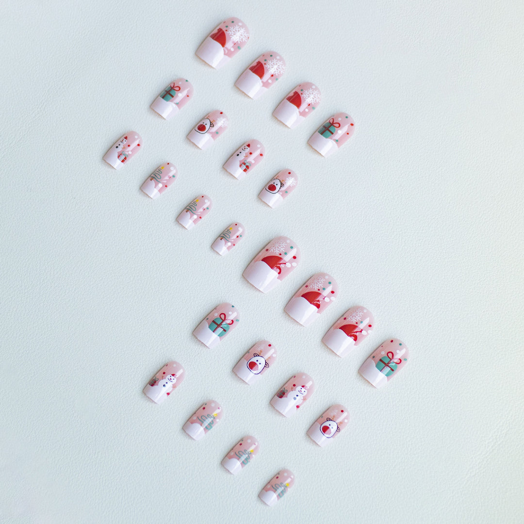 Festliches Feiertags-Nagelkunst-Set