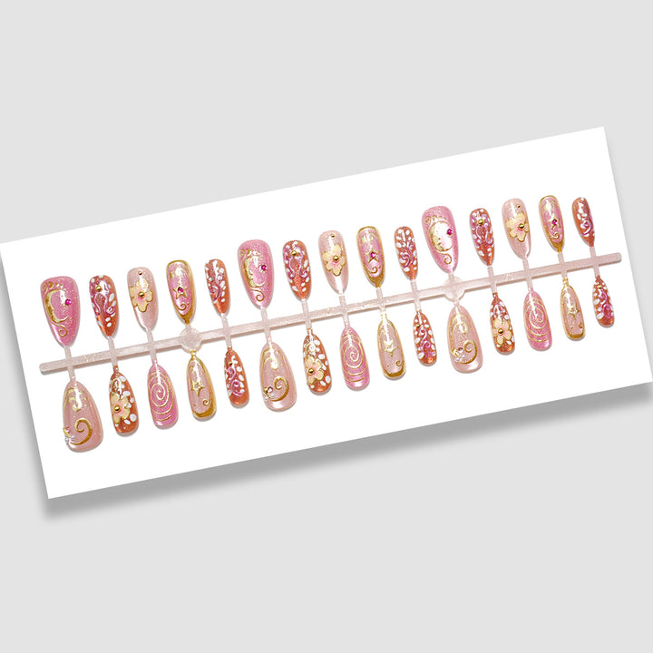Dekoratives Press-On Nagelverzierung Set