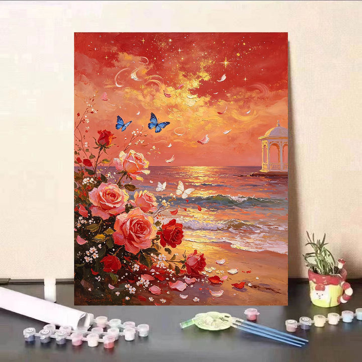 DIY Floral Landscape Malen nach Zahlen Kit Karnz