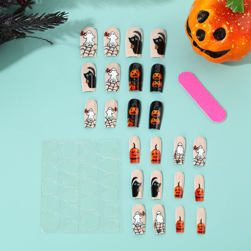 Kreative Halloween Kunstnägel Set Karnz