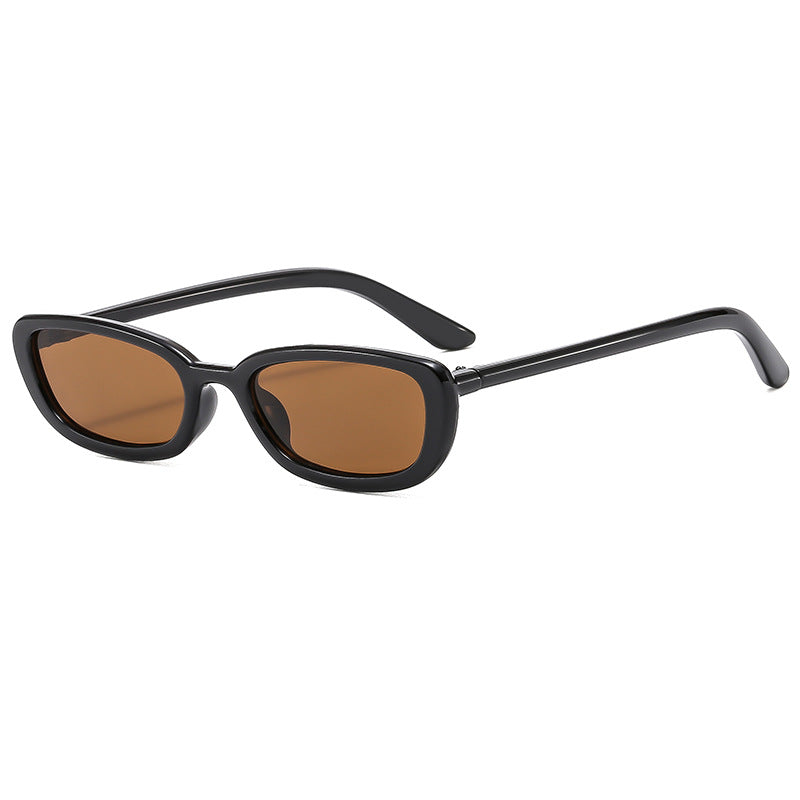 Damen stylische Oval-Sonnenbrille Karnz