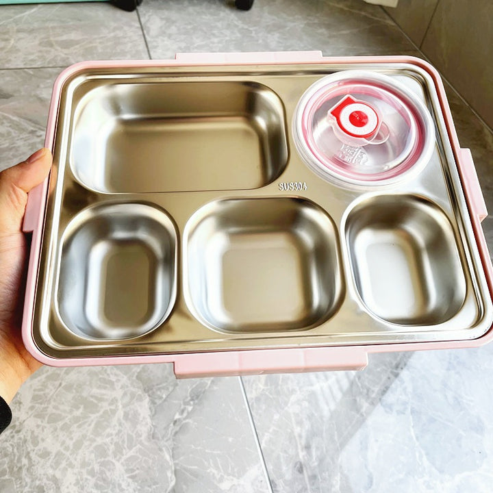 Mehrere Fächer Edelstahl Bento Box