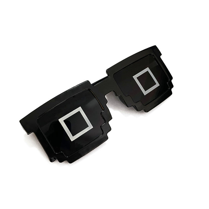 Fette geometrische Shield-Sonnenbrille Karnz