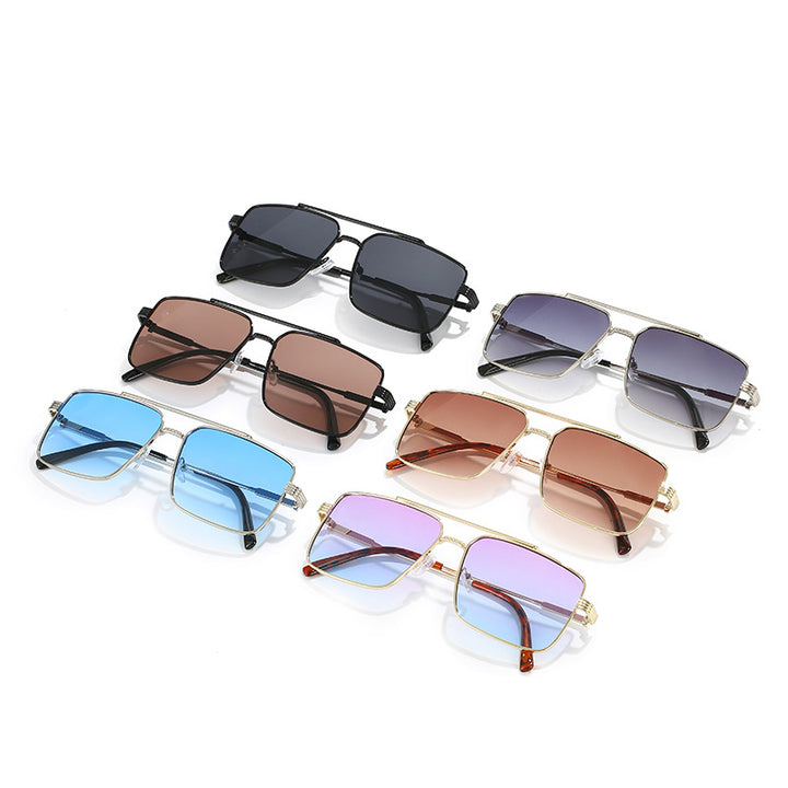 Elegante Übergroße Quadratische Rahmen Sonnenbrille Karnz