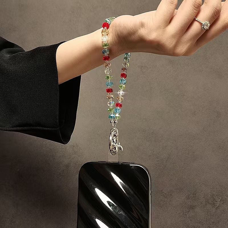 Bunte Perlen Charm Handyband Karnz