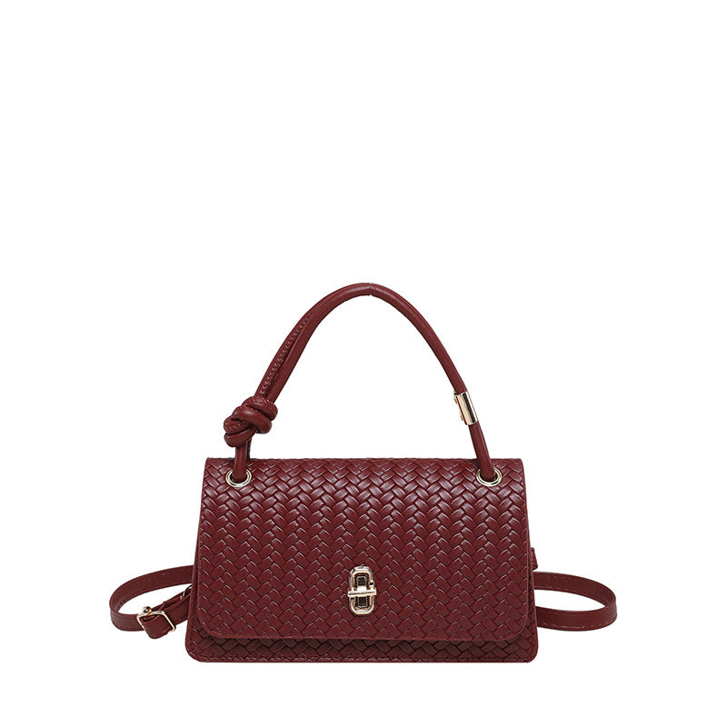 Gewebte Leder Abend-Clutch