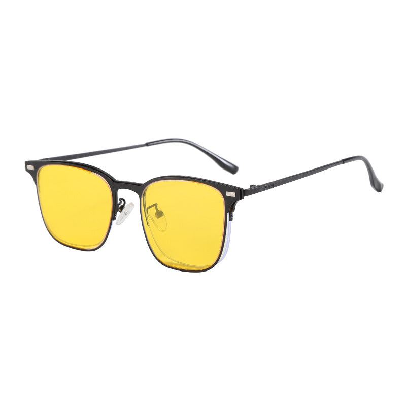 Damen Trendige quadratische Sonnenbrille im modernen Design Karnz