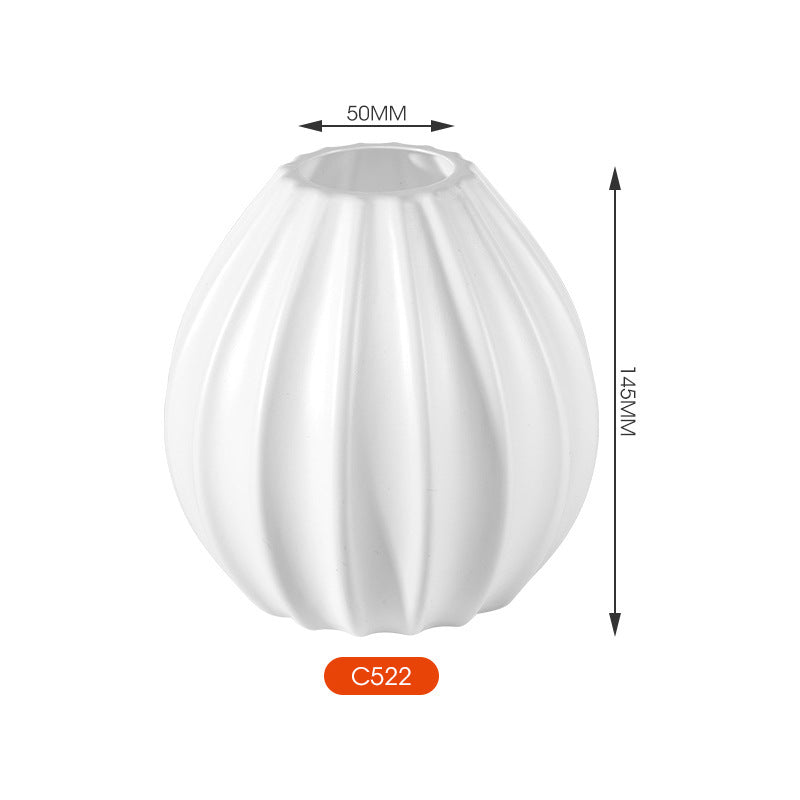 Elegante strukturierte Keramikvase Karnz