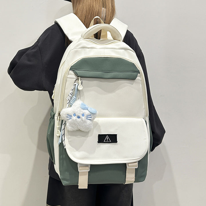 Stilvolles multifunktionales Rucksack mit plüschigem Schlüsselanhänger Karnz