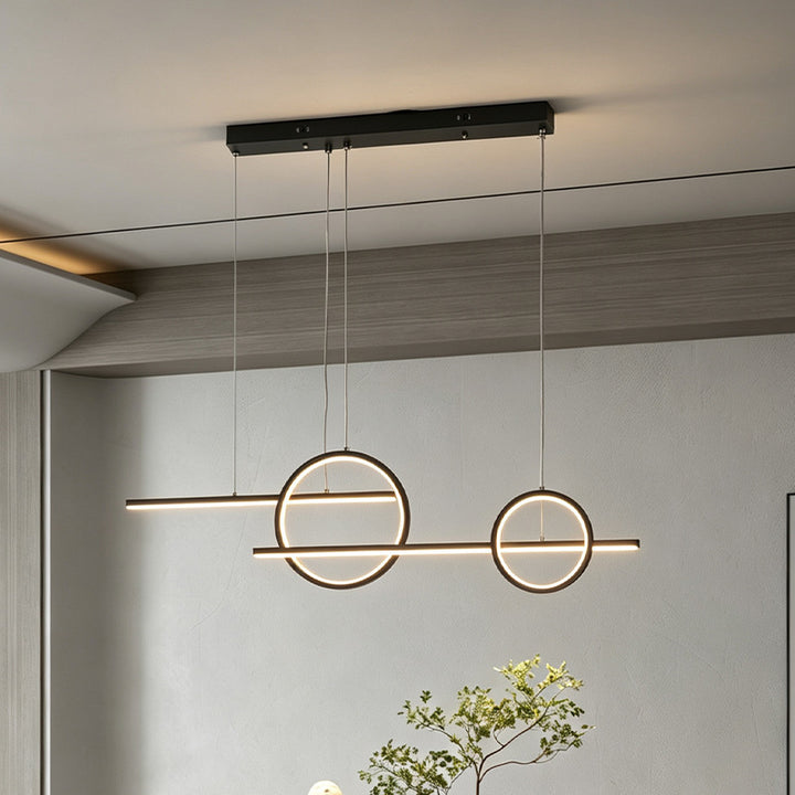 Moderne lineare Pendelleuchte