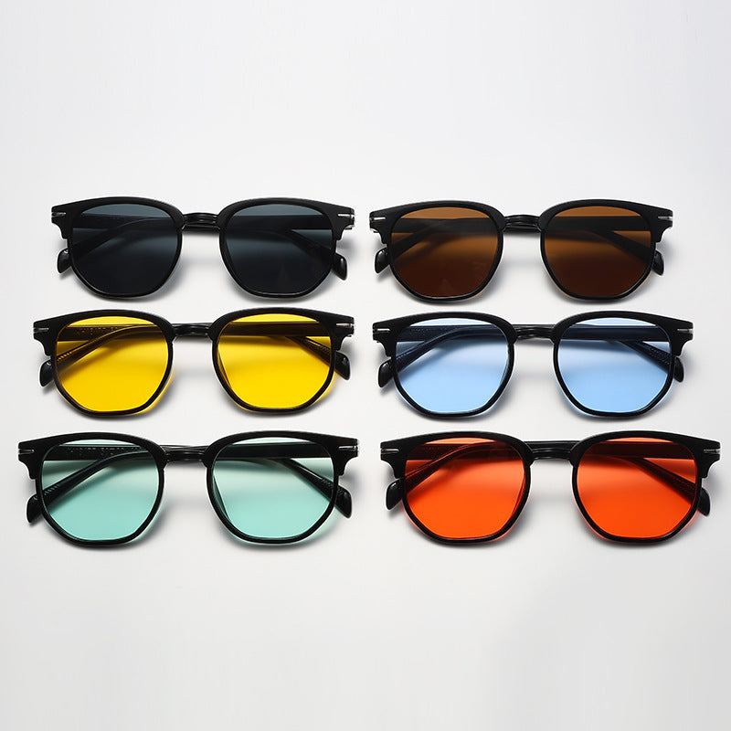 Damen modische Sonnenbrille mit auffälligem Rahmen und polarisierten Gläsern Karnz